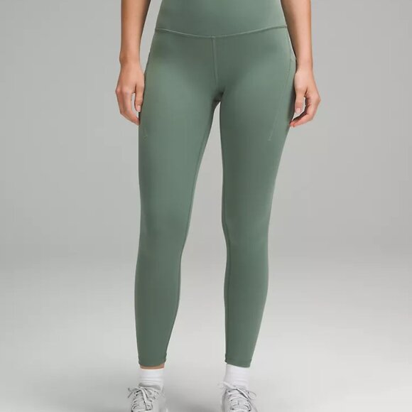 Lululemon Wonder Train Tight with Pockets 25” Grey Eucalyptus - Picture 1 of 3